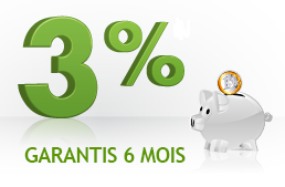 Livret épargne : 3% garantis pendant 6 mois chez Fortuneo banque !