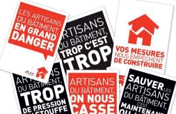 Artisans du bâtiment : Une manifestation record pour une crise sans précédent