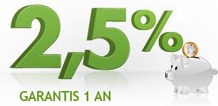 Fortuneo banque : Nouvelle offre épargne sur 12 mois, taux de 2,50%