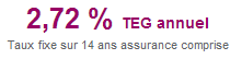 Crédit immobilier : forte baisse du taux à 2,72% chez Boursorama banque !