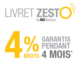 Livet épargne Zesto : du 4% garanti pendant 4 mois