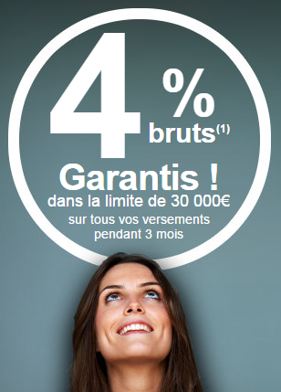 Compte sur Livret Société Générale : du 4% pendant 3 mois pour les nouveaux clients !