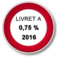 Taux du livret A au 1er août 2016 : inchangé à 0.75%