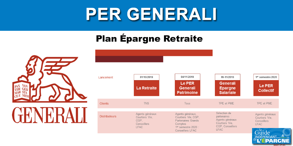  Plans  d Epargne  Retraite  PER Lancement du premier PER 