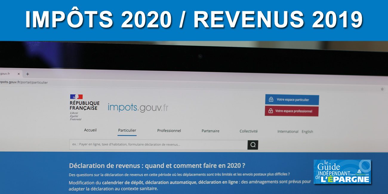 Modifier déclaration impôt 2020 en ligne