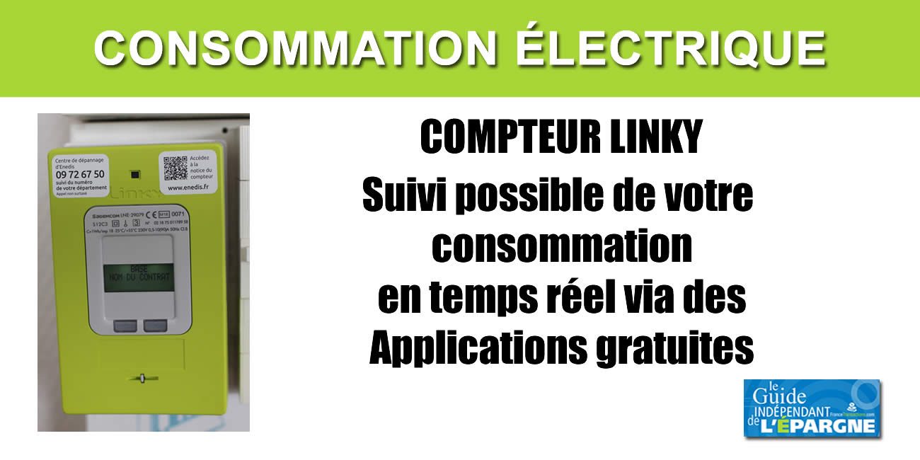 Comment lire la consommation sur un compteur linky - Repère Elec