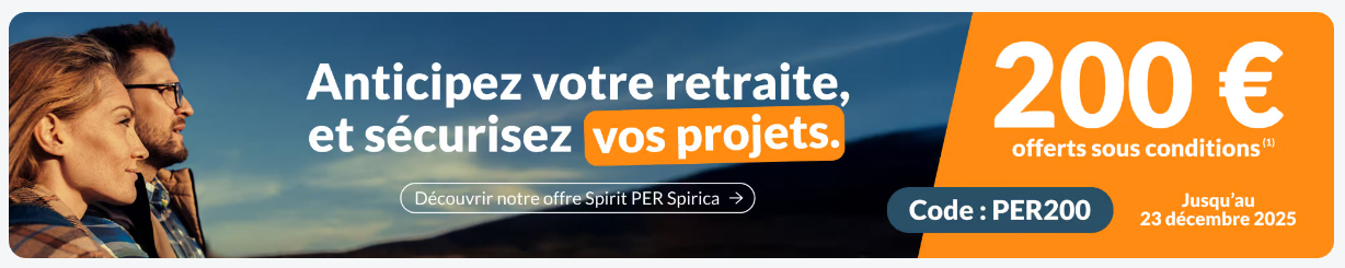 PER LINXEA SPIRIT : 200 euros offerts pour la souscription de votre PER