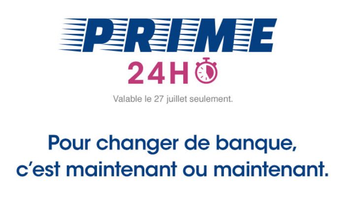 Prime exceptionnelle de 130 euros offerte seulement le 27 juillet 2021