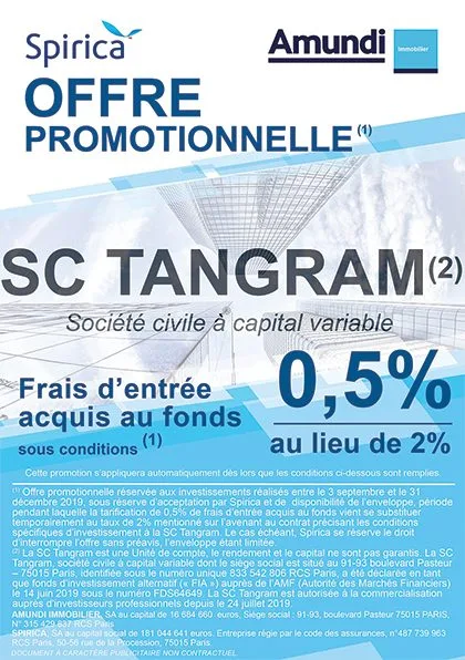 Flyer offre commerciale SC TANGRAM