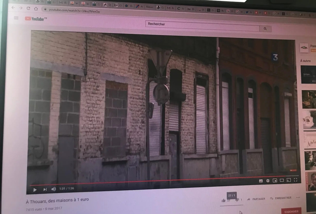 Photo de vidéos reportage sur les maisons à 1 euro à Roubaix