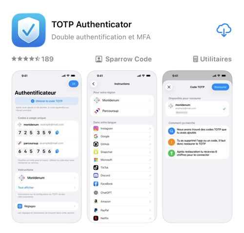 Confusion des utilisateurs entre le nom de l’App et le nom du service rendu