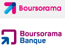 Logos Boursorama : après et avant