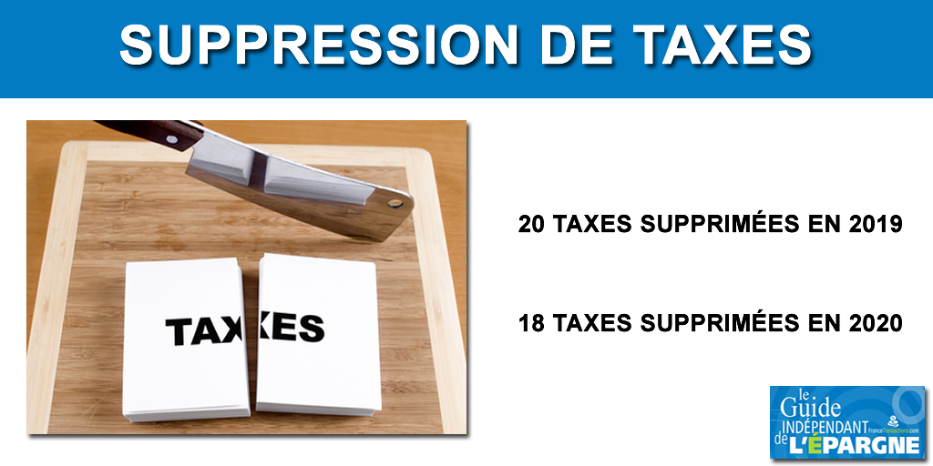 Fiscalité : 18 taxes mineures devraient être encore supprimées en 2020 Fiscalité : 18 taxes mineures devraient être encore supprimées en 2020