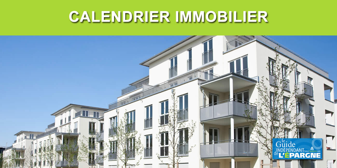 📅 Calendrier immobilier (DPE, Taxe foncière, Taxe d'habitation, etc.) 📅 Calendrier immobilier (DPE, Taxe foncière, Taxe d'habitation, etc.)