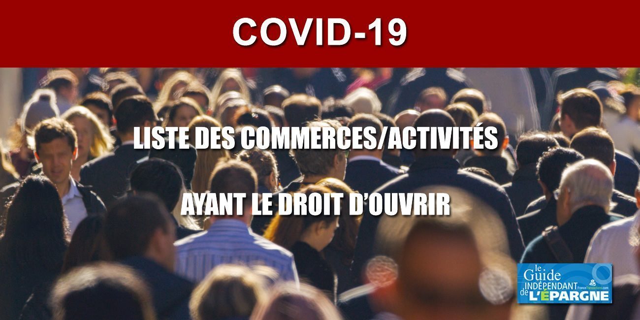 Coronavirus : liste des commerces ayant officiellement le droit d'ouvrir à partir de ce lundi 16 mars 2020 Coronavirus : liste des commerces ayant officiellement le droit d'ouvrir à partir de ce lundi 16 mars 2020