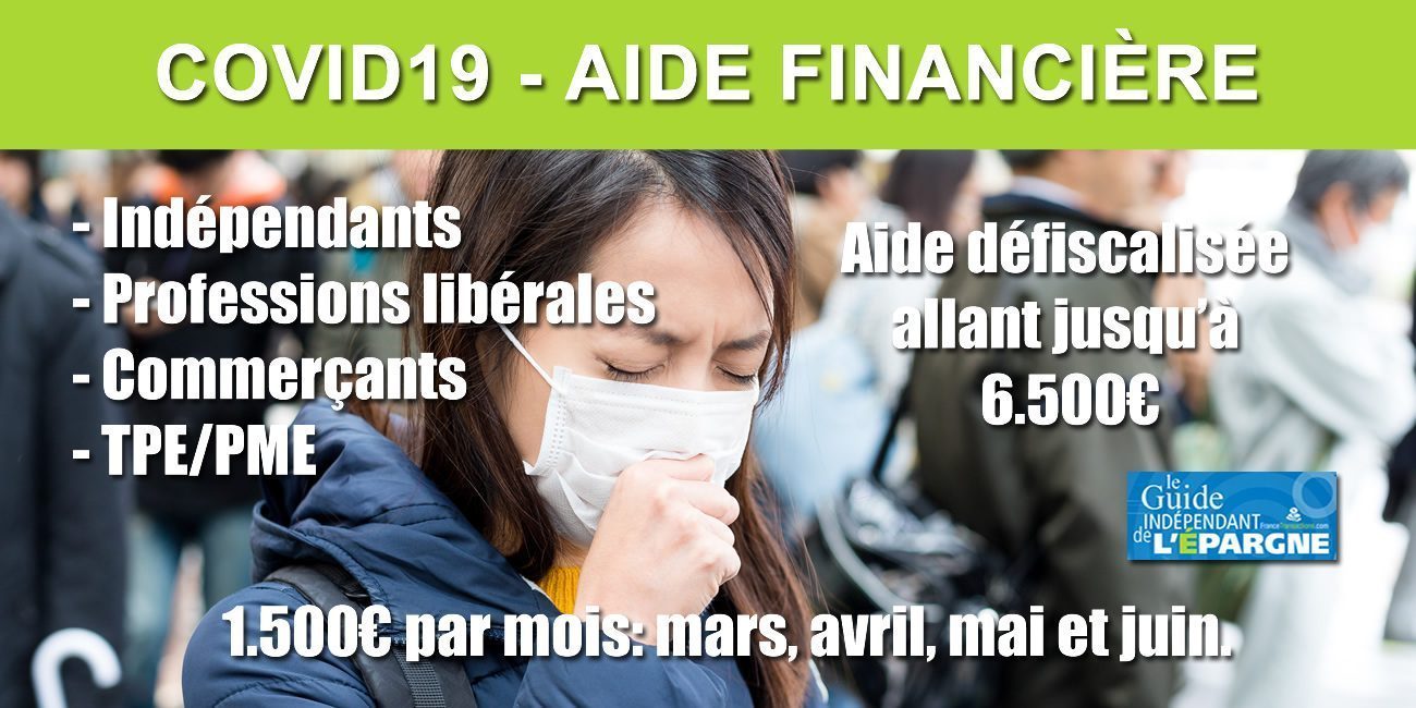 Fonds de solidarité COVID : formulaire de demande d'aide financière de 1500 euros