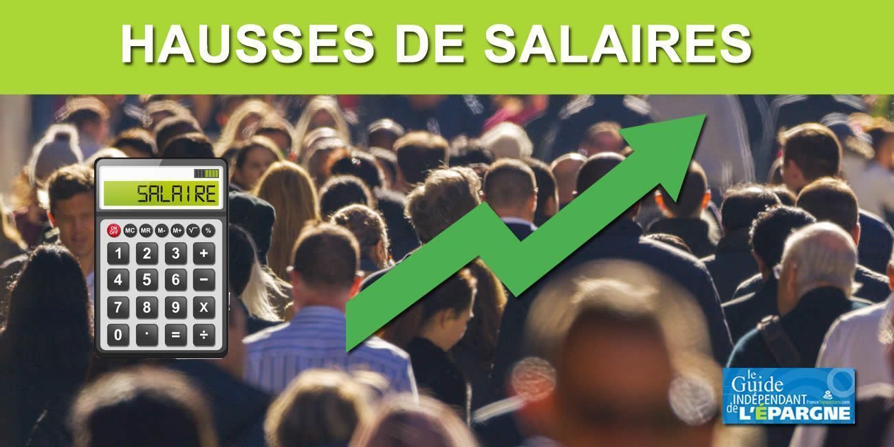 Les salaires ont augmenté de 2.4% au premier trimestre 2022 en France