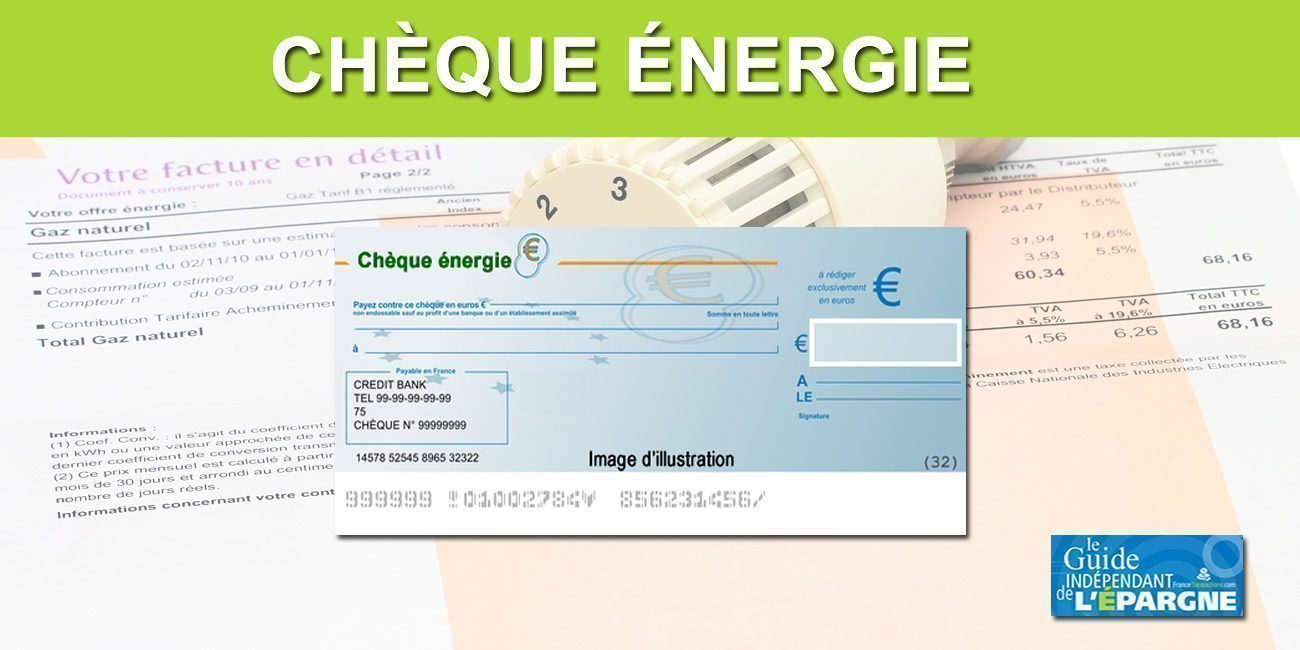 Chèque énergie envoyé fin 2022, de 100 à 200 euros, à 12 millions de foyers