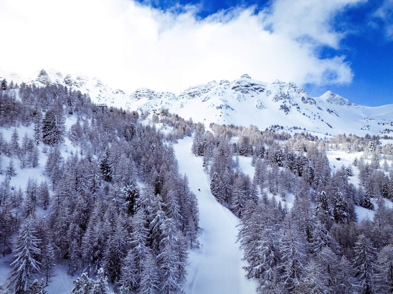 Neige fraîche à Vars (Hautes-Alpes) : des hauteurs de neige très appréciables ! Neige fraîche à Vars (Hautes-Alpes) : des hauteurs de neige très appréciables !