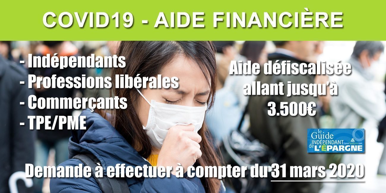 Éligibilité à l'aide financière de 1.500€ : une baisse de chiffres d'affaires de -50% suffit (au lieu de -70%)