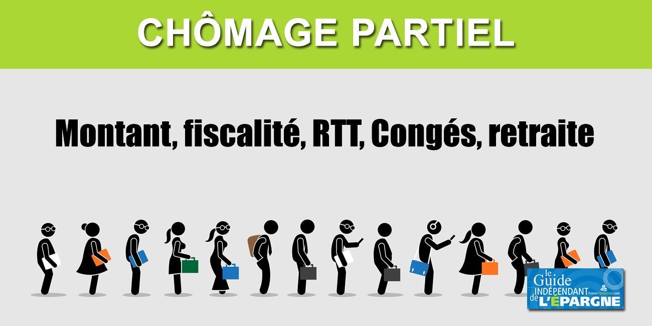 Chômage partiel : montant, fiscalité, impacts sur vos RTT, jours de congés, retraites, crédits