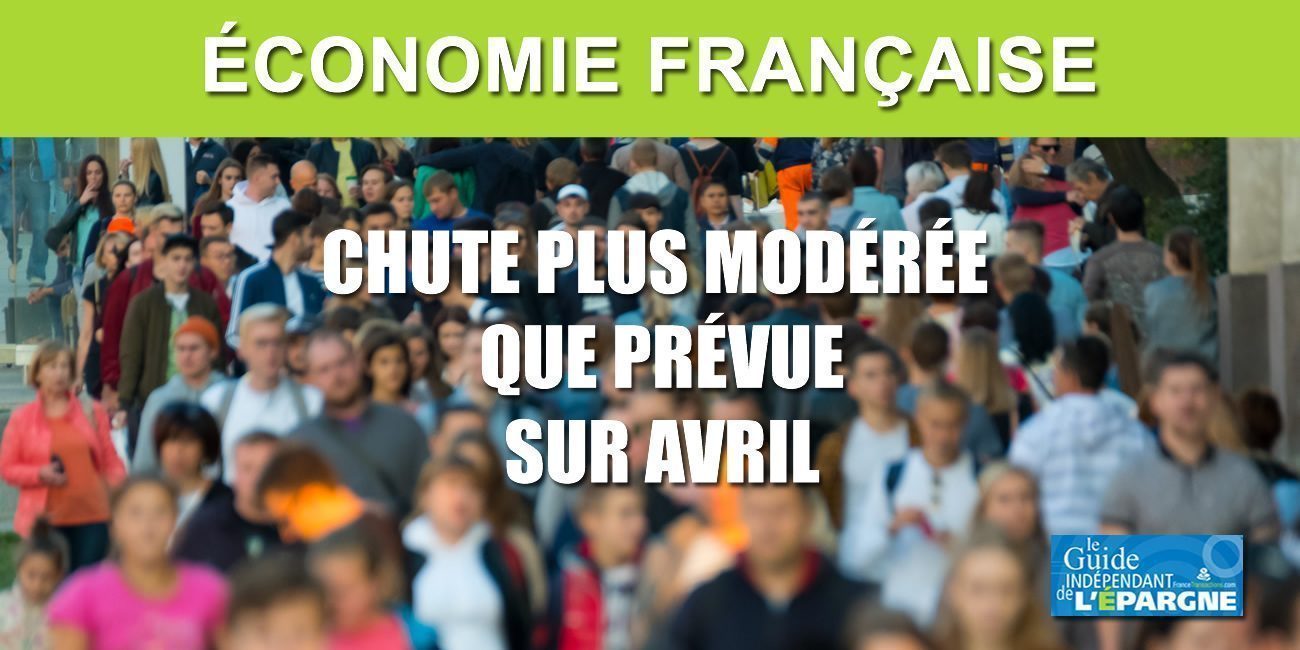 L'économie française se serait moins effondrée qu'anticipé, en avril, selon la Banque de France