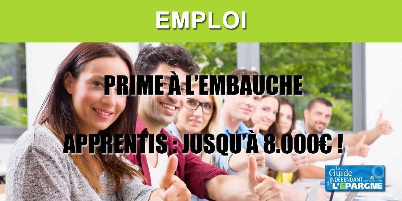 Emploi : l'aide pour les employeurs recrutant des apprentis passe à 8.000 euros ! Emploi : l'aide pour les employeurs recrutant des apprentis passe à 8.000 euros !