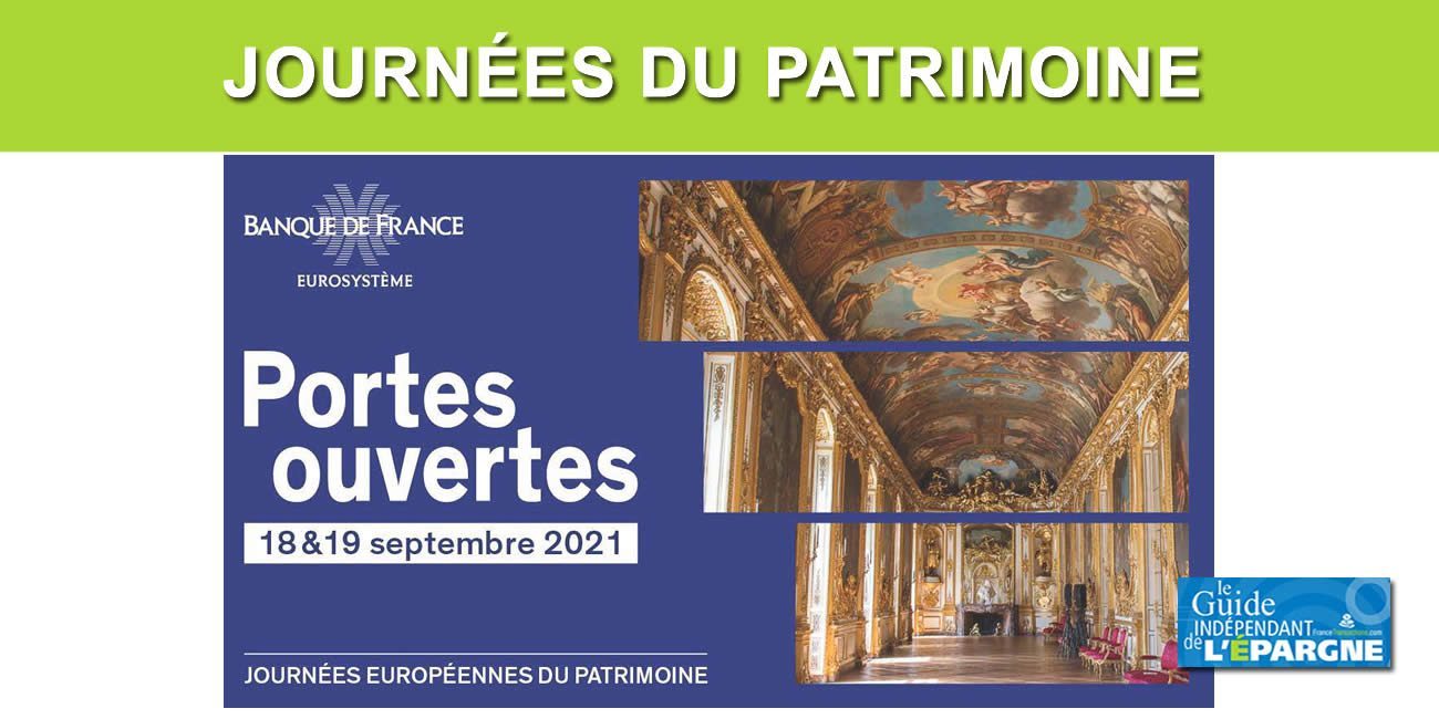 Journées du Patrimoine 2021 : Visitez les trésors de la Banque de France Journées du Patrimoine 2021 : Visitez les trésors de la Banque de France