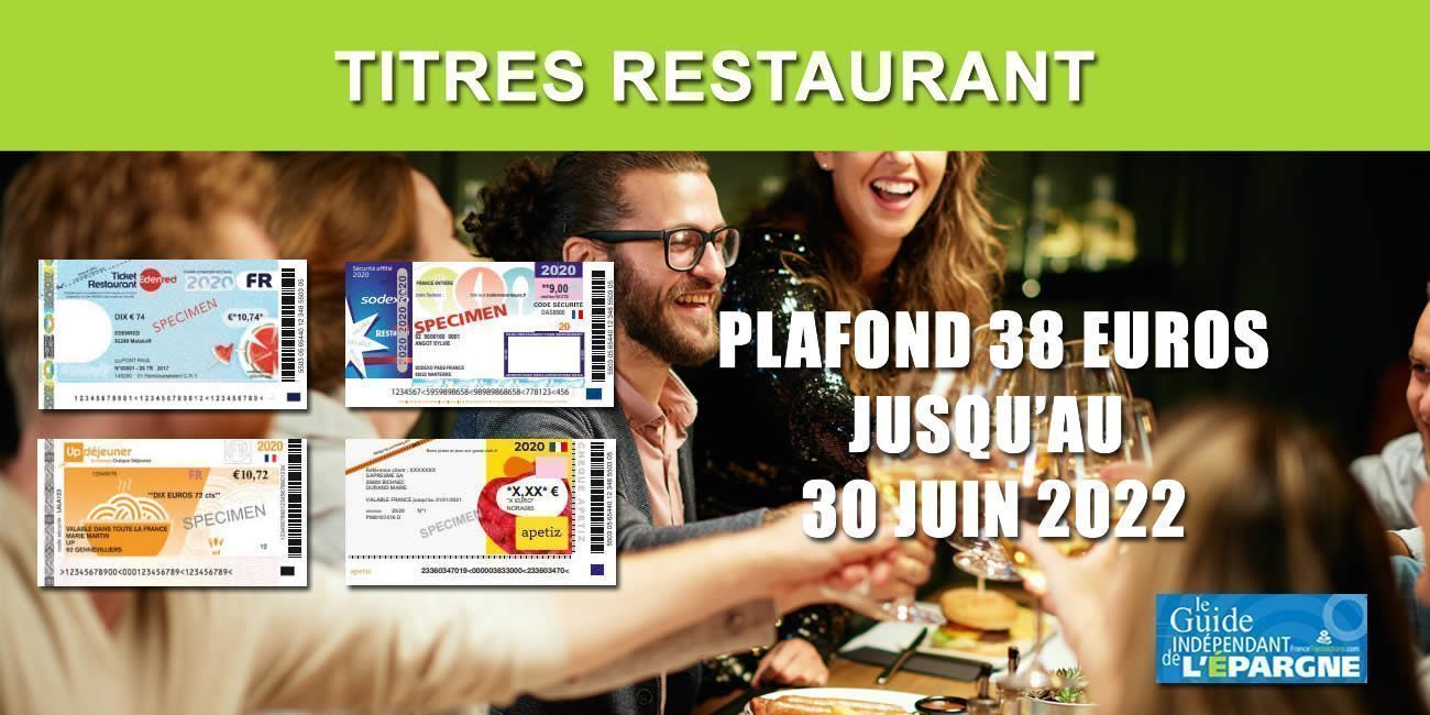 Tickets restaurants : le plafond de dépenses de 38 euros reporté jusqu'au 30 juin 2022