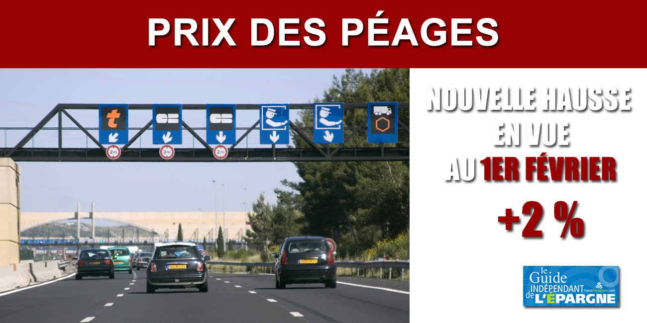 Autoroutes : les tarifs des péages devraient augmenter de +2% en moyenne au 1er février 2022 Autoroutes : les tarifs des péages devraient augmenter de +2% en moyenne au 1er février 2022