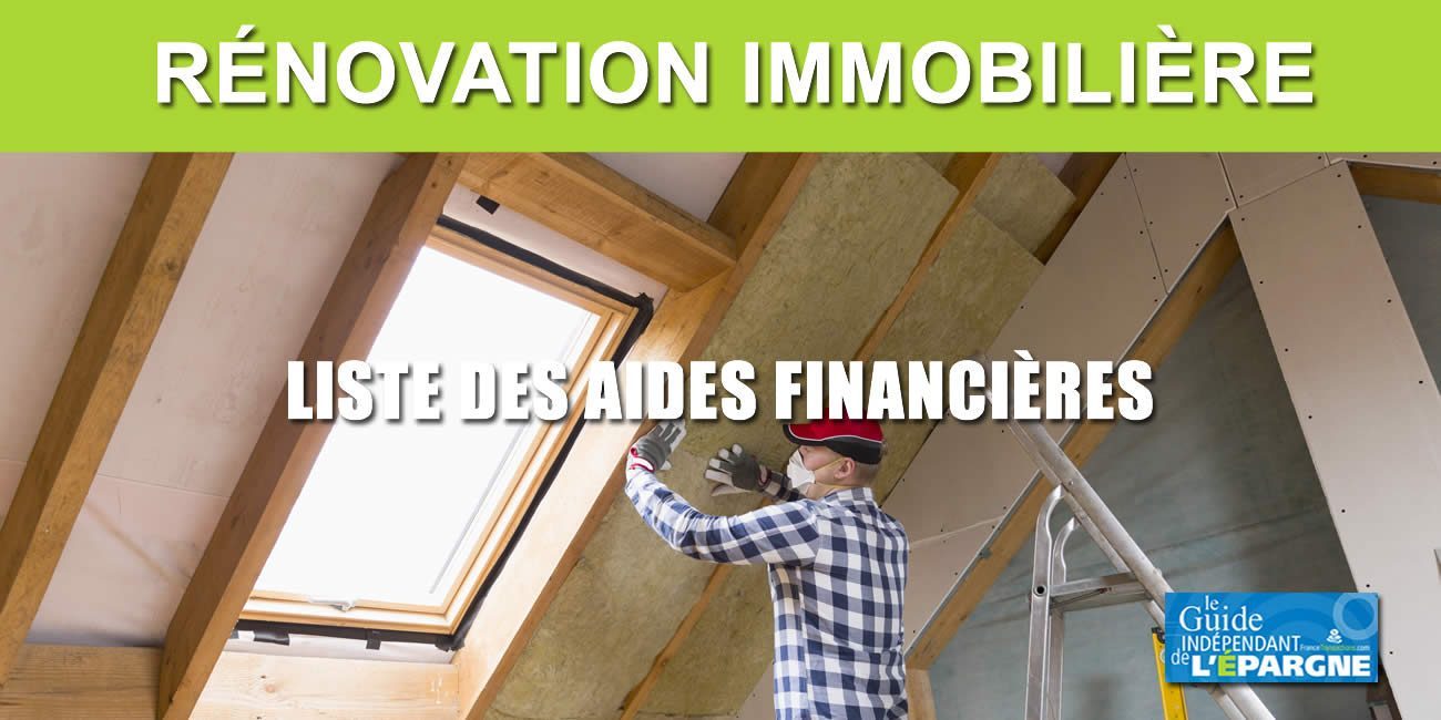 Immobilier : liste des aides financières 2022 pour la rénovation de votre logement, France Rénov' officiellement en ligne