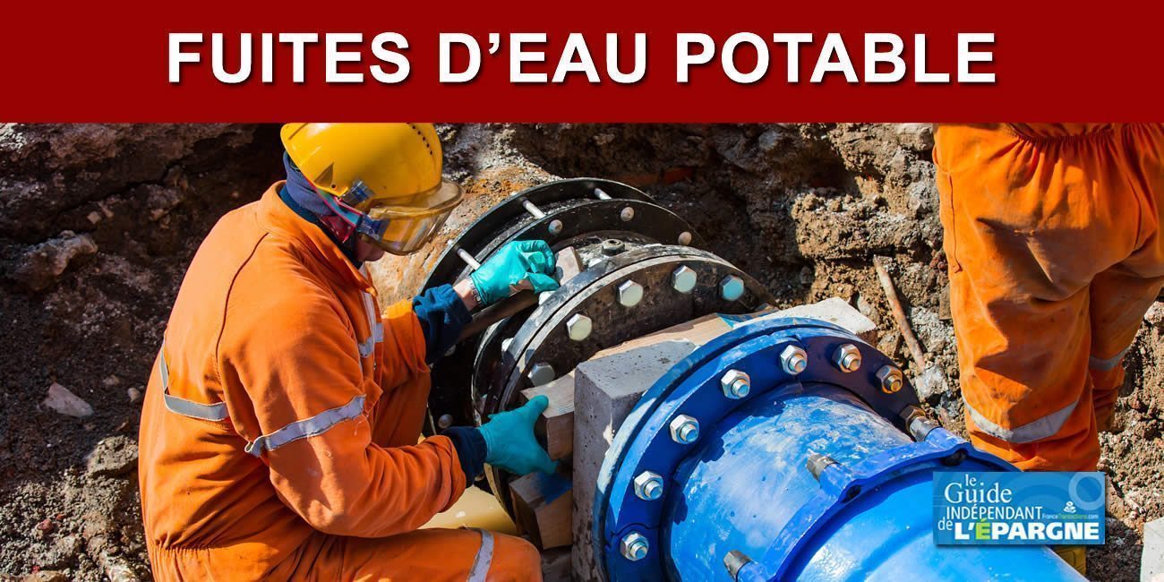 Gaspillages / fuites d'eau : 20% de l'eau potable est perdue en France, soit 1 milliard de m3 par an Gaspillages / fuites d'eau : 20% de l'eau potable est perdue en France, soit 1 milliard de m3 par an