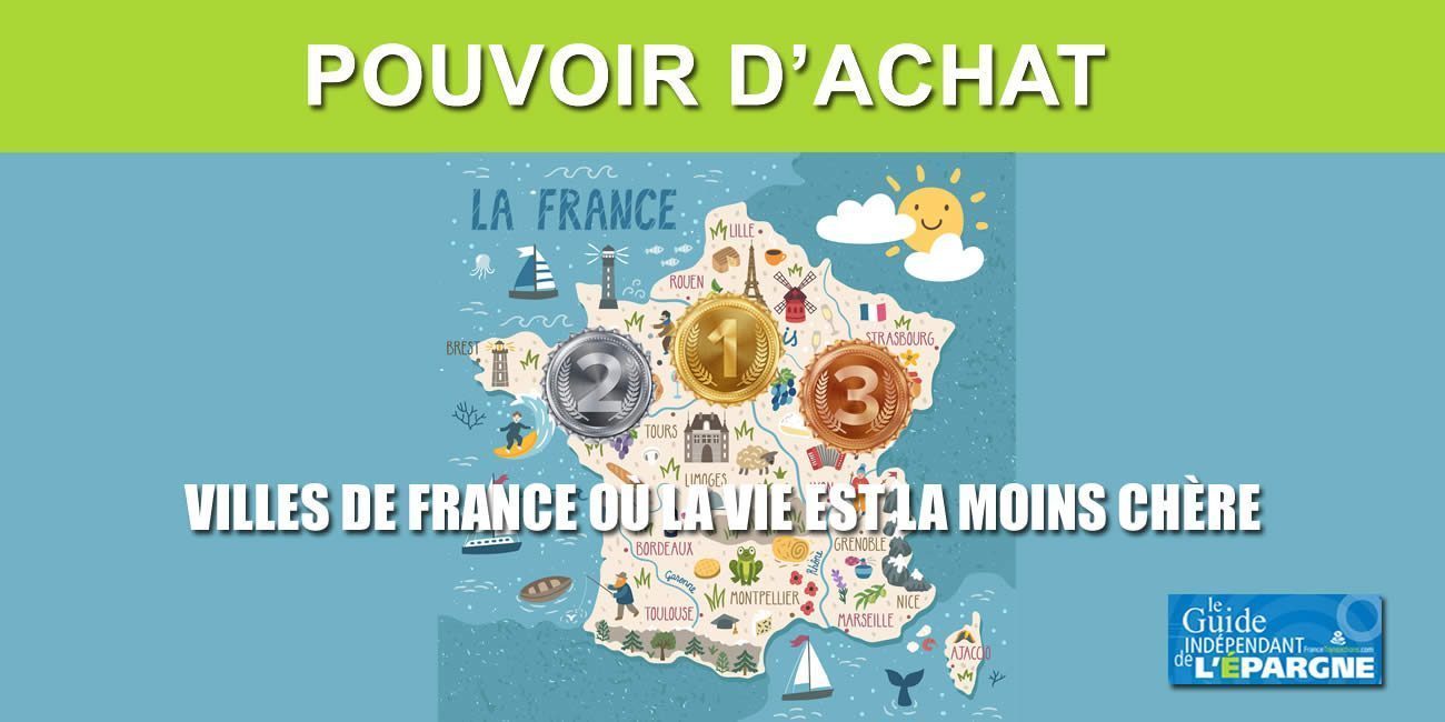 TOP 10 des villes de France où la vie est moins chère, Paris est 6ième ! TOP 10 des villes de France où la vie est moins chère, Paris est 6ième !