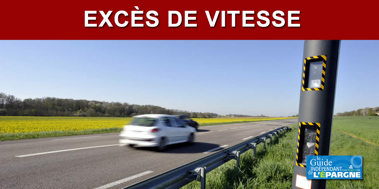 Permis de conduire : les excès de vitesse de 1 à 5 km/h sans retrait de point