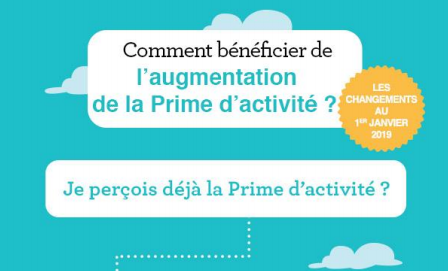 Prime d'activité : simulateur et formulaire de demande d'allocation disponible dès le 1er janvier 2019 sur caf.fr