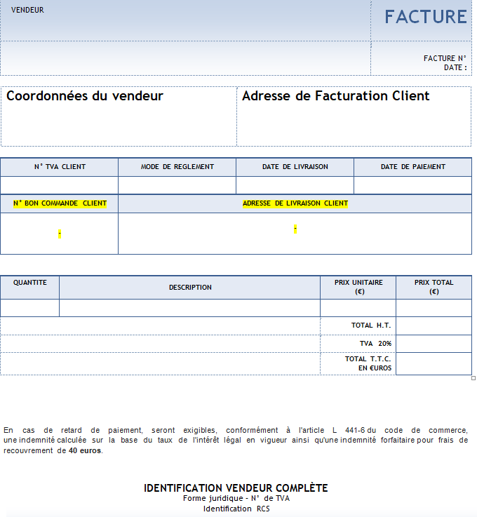 Factures : ce qui change obligatoirement à partir du 1er octobre 2019 Factures : ce qui change obligatoirement à partir du 1er octobre 2019