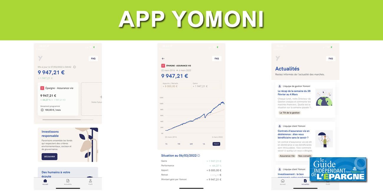 Épargne en ligne : Yomoni propose désormais son application mobile !