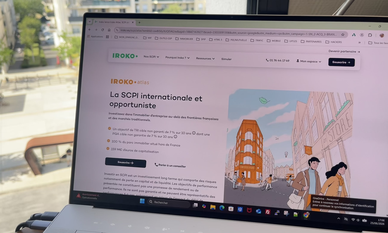 La SCPI IROKO Atlas, sans frais de souscription, désormais éligible en assurance vie La SCPI IROKO Atlas, sans frais de souscription, désormais éligible en assurance vie