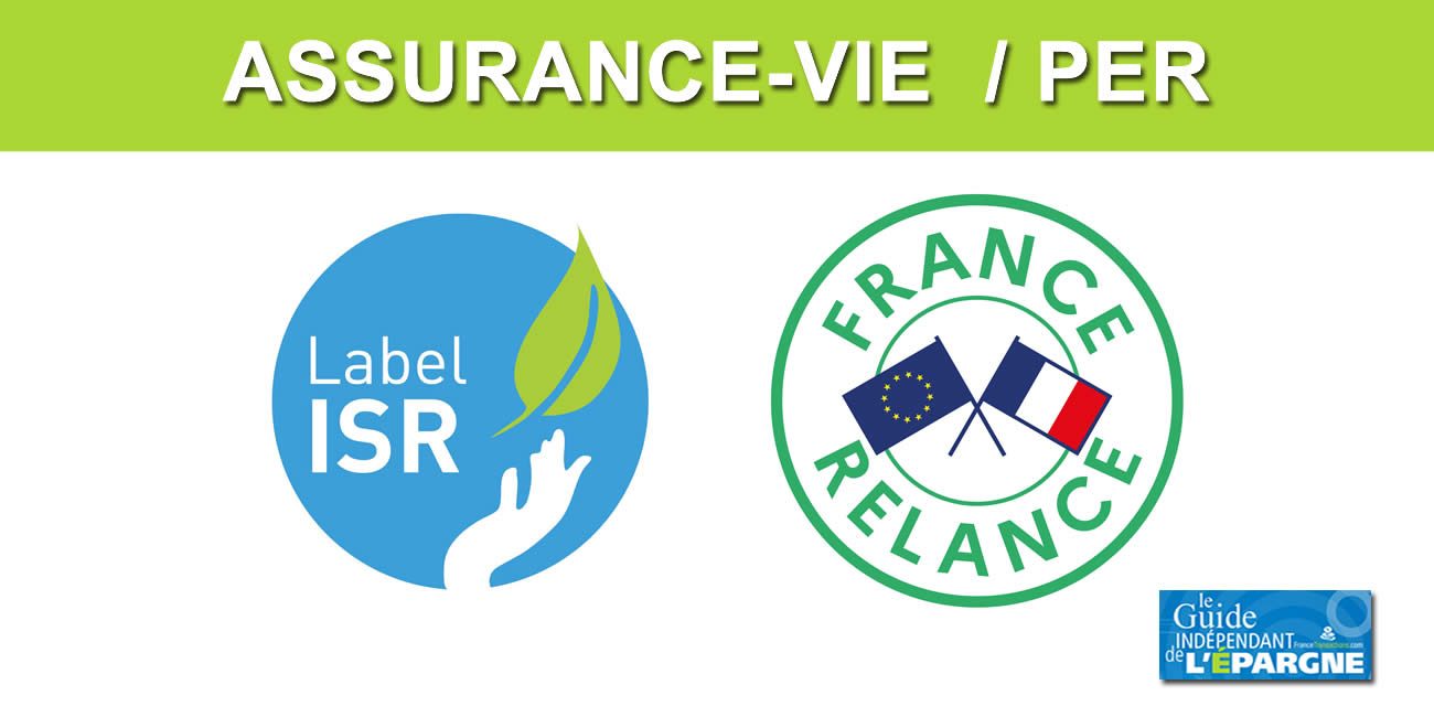 Assurance-Vie / PER : la finance durable, en forte progression, fonds ISR +20%, tout comme les fonds France Relance (+16% en 2021) Assurance-Vie / PER : la finance durable, en forte progression, fonds ISR +20%, tout comme les fonds France Relance (+16% en 2021)