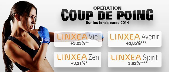 LinXea : rendements 2014 des fonds euros, de 3% à 3.85% ! LinXea : rendements 2014 des fonds euros, de 3% à 3.85% !