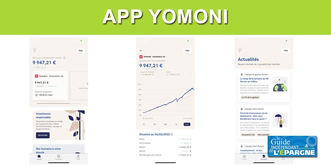 Épargne en ligne : Yomoni propose désormais son application mobile ! Épargne en ligne : Yomoni propose désormais son application mobile !