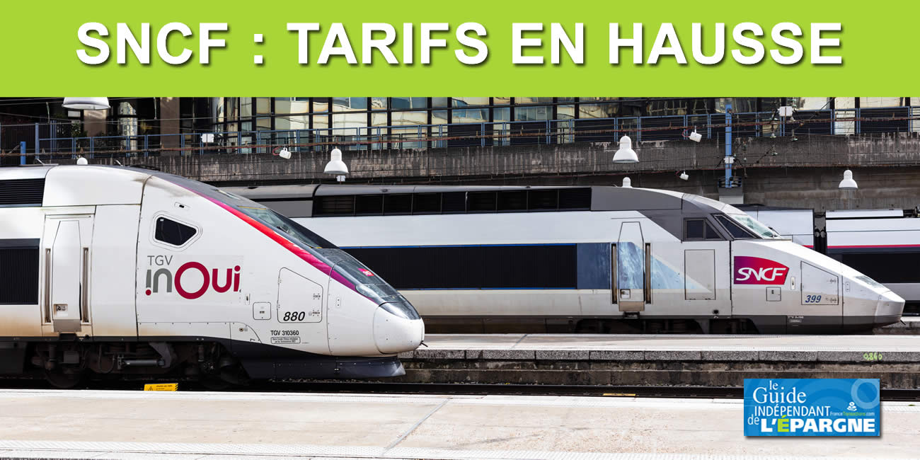 SNCF : hausse des billets de TGV INOUI et OUIGO de +1.5% en moyenne ce mercredi 8 janvier 2025 SNCF : hausse des billets de TGV INOUI et OUIGO de +1.5% en moyenne ce mercredi 8 janvier 2025
