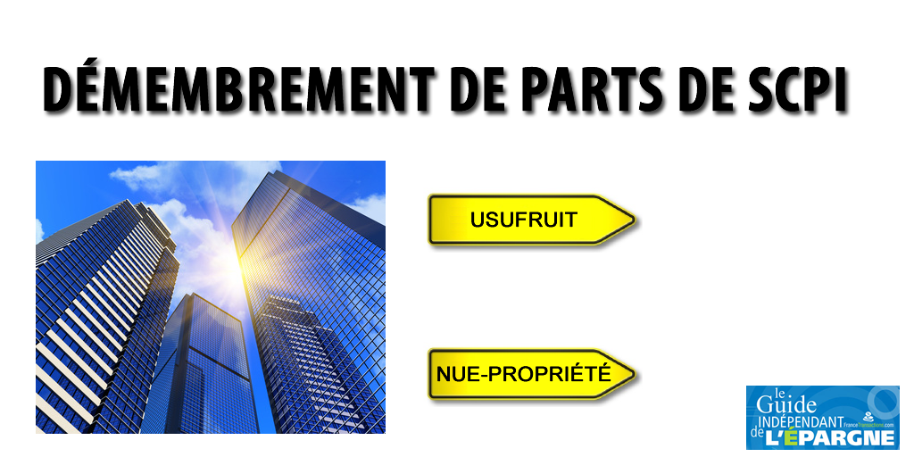 Démembrement de parts de SCPI