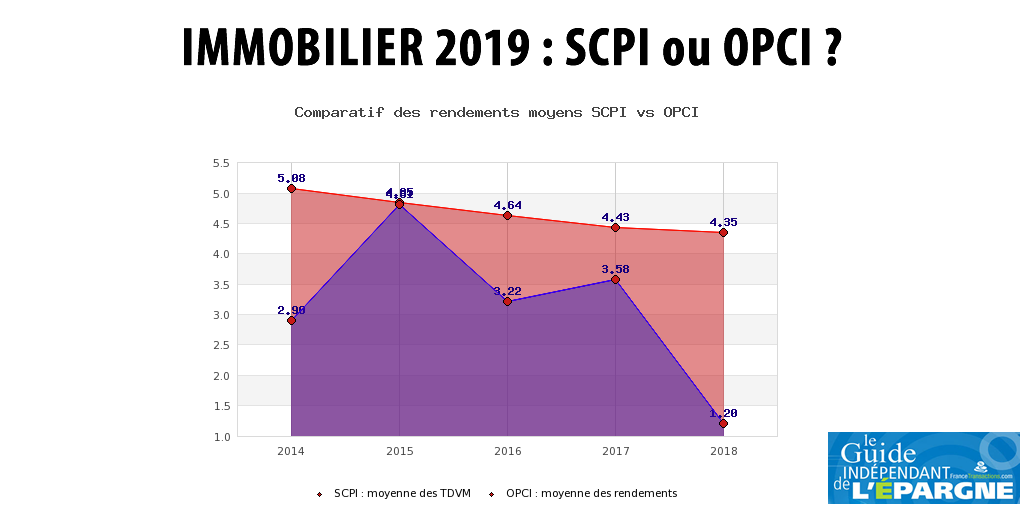 Pour 2019, doit-on préférer une nouvelle fois les SCPI aux OPCI ?