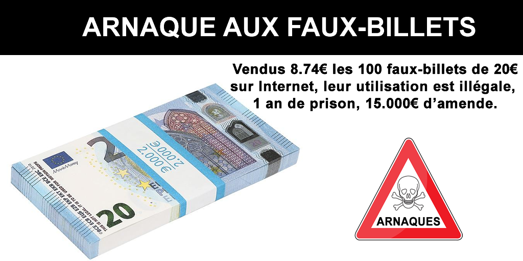 Arnaques / Faux billets de 5, 10, 20 et 50 euros : comment les reconnaître facilement ? Arnaques / Faux billets de 5, 10, 20 et 50 euros : comment les reconnaître facilement ?