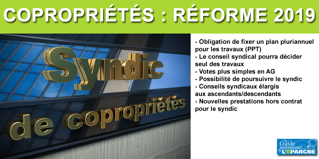 Copropriétés : les nouvelles règles de la réforme 2019 Copropriétés : les nouvelles règles de la réforme 2019