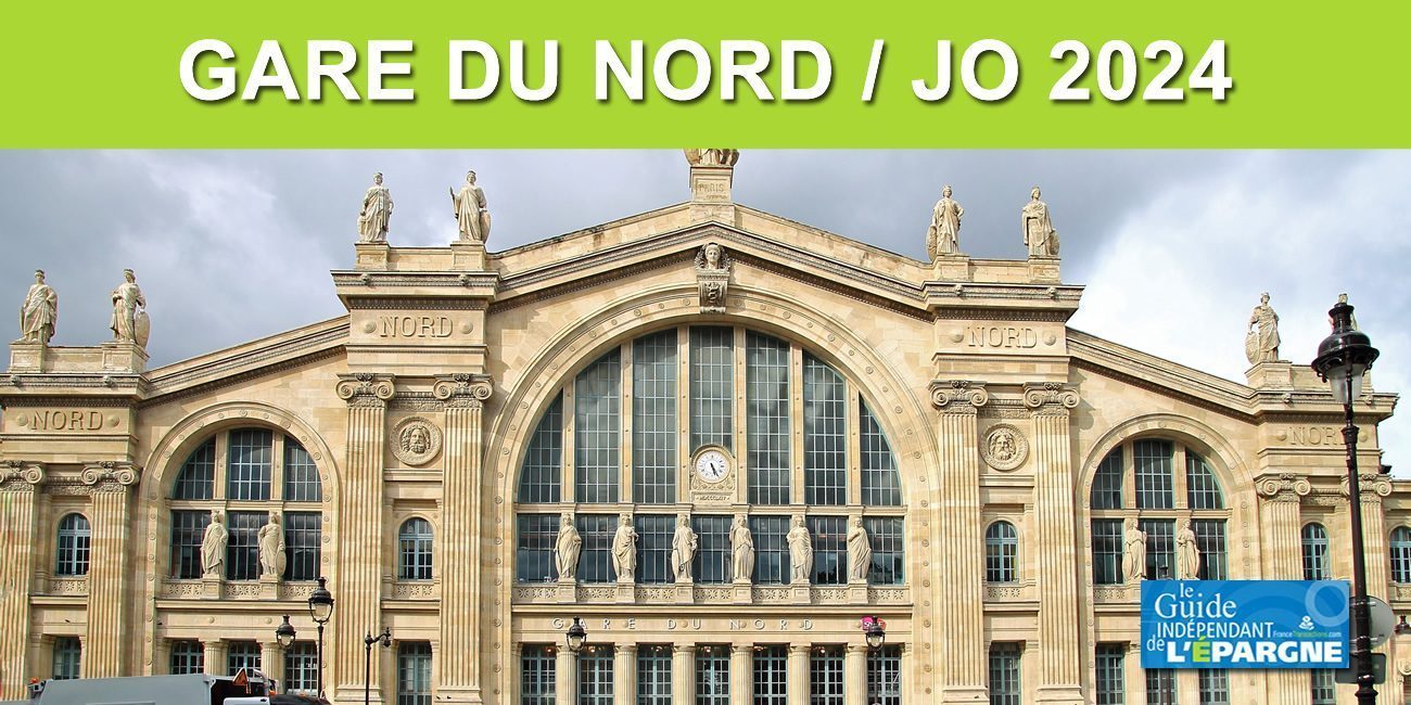 Gare du Nord / JO 2024 : Triplement de la surface, avec plus d'espaces végétaux, et une Poste ! Gare du Nord - Paris