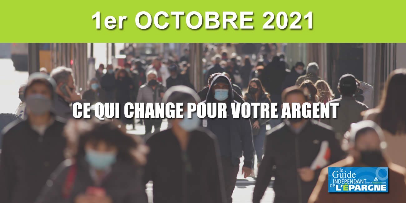 Budget : ce qui change pour votre argent au 1er octobre 2021