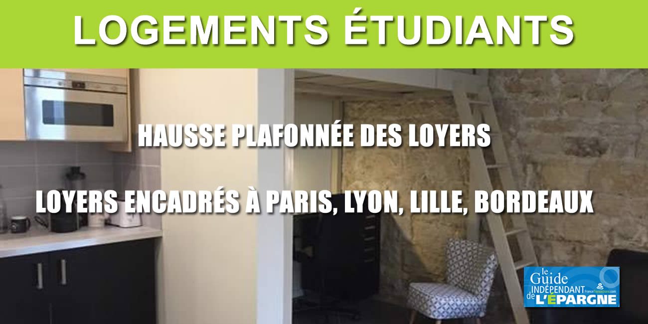 Logements étudiants en meublés : quels sont les loyers moyens en 2022 à Paris, Lyon, Marseille, Lille et Bordeaux ?