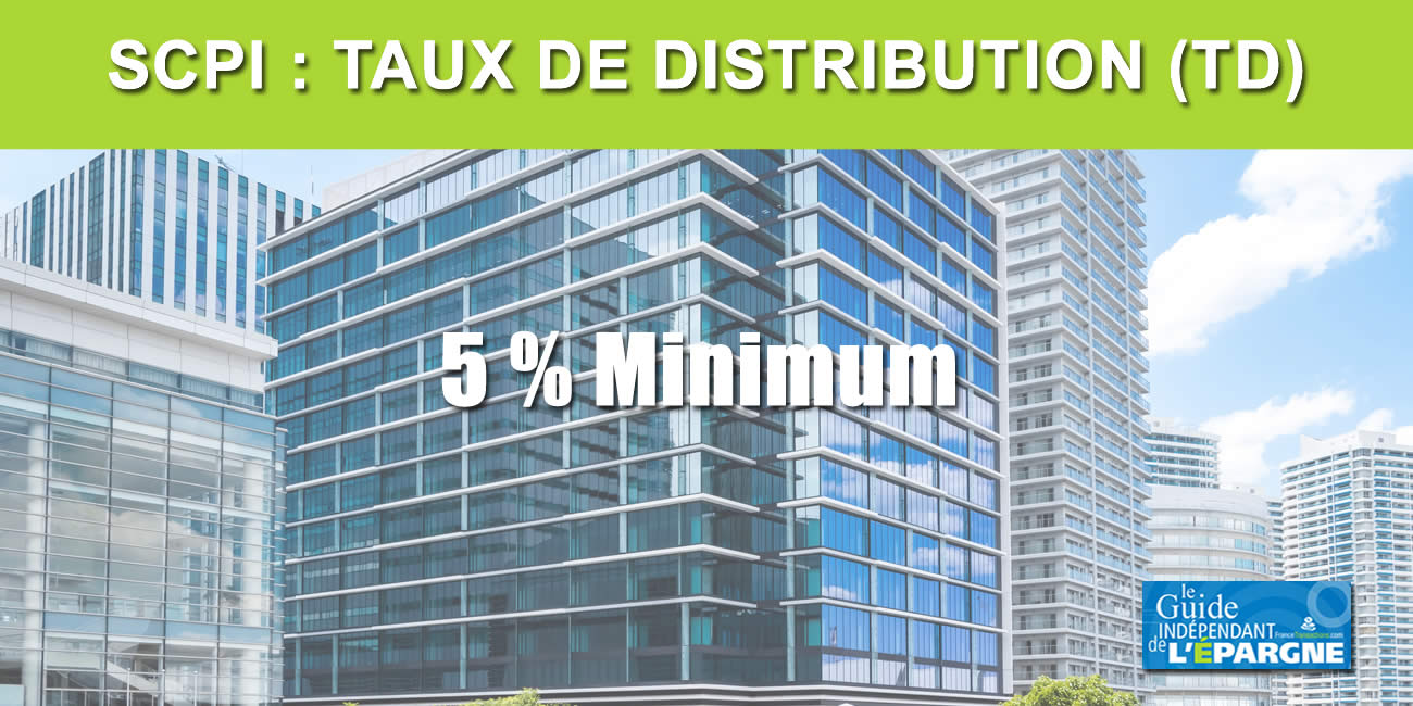 SCPI dont le taux de distribution 2022 est supérieur ou égal à 5% SCPI dont le taux de distribution 2022 est supérieur ou égal à 5%
